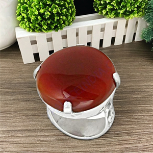 Art Palace Hot Sale Coral Silver Plated Vintage Unisex <b>Ring</b> for Bridal Shower & Engagement - Product Image 2