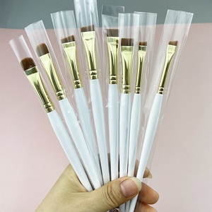 Cepillo para Cejas y Pestañas de Fábrica Directa, Cepillo para Rímel de Cejas con Bolsa OPP, Cepillo Blanco para Cejas - Product Image 1