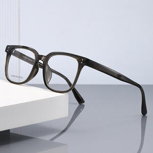 Lunettes optiques carrées Gtp J10008 pour hommes, style rétro, monture complète, verres en acrylique, lunettes de vue tendance - Product Image 2