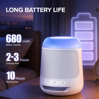 Machine à Sons Apaisants Portable pour le Sommeil avec Projecteur d'Étoiles et Veilleuse pour Bébé et Adulte