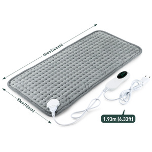 Ceinture de soutien lombaire chauffante avec coussin de siège à chaleur thérapeutique, soutien pour les épaules et les jambes, 10 niveaux de puissance CA - Product Image 3