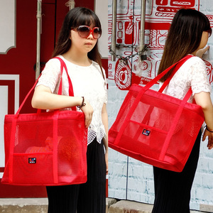 Mesh Breathable Pet <b>Backpack</b> Red Oxford Cloth 40cm X 18cm X 33cm For <b>Cats</b> And Dogs Under 10kg - Product Image 4