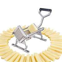 Nouvelle machine à couper les frites, moteur compact, acier inoxydable, cuisine mobile, utilisation en déplacement, capacité interchangeable de 10 kg/h