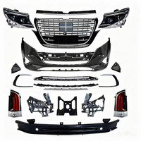 LXRV Nuevo Kit de Carrocería Original Facelift, Parachoques Delanteros para Benz Mercedes Maybach W447, Ensamblaje de Parachoques Delantero Negro, Fácil Instalación