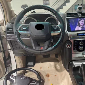 Housse de <span class=keywords><strong>volant</strong></span> en cuir fibre de carbone Maictop pour <span class=keywords><strong>Toyota</strong></span> <span class=keywords><strong>Land</strong></span> <span class=keywords><strong>Cruiser</strong></span> 70 Series Accessoires Compatible GR LC70 LC76 LC79 - Product Image 6