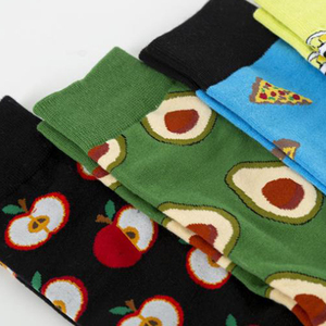 Venta caliente personalizado divertido manzana aguacate <span class=keywords><strong>Pizza</strong></span> Sushi comida algodón equipo <span class=keywords><strong>Calcetines</strong></span> - Product Image 5