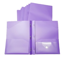 Plástico PP Durable Impermeable UNUS Marca Oficina Útiles escolares Presentación de documentos Tamaño de carta Carpetas de archivos Doble