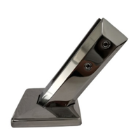 Aleader 2205 – Spigot en verre en acier inoxydable moderne, réglable, résistant à la rouille, pour usage extérieur, villa, rampe d'escalier, cour