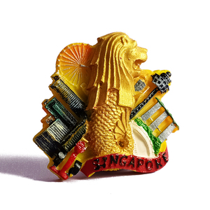 סיטונאי סינגאפורה תיירת מתנות מתכת פותחן בירה מתכת 3d מיליון מדבקה עיר מותאם אישית שרף - Product Image 4