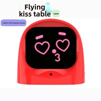 Ornamen Mobil Hewan Peliharaan AI Lintas Batas, Robot Xiaozhi Emosional untuk Meja Kerja, Bahan ABS Buatan Shenzhen, Jam Alarm Aktif Suara