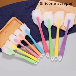 Translucent Non-Stick Silicone Cake <b>Scraper</b> Spatula <b>for</b> Cream & Pastry <b>Kitchen</b> Cooking Mold Brush Tool Baking Accessories - Product Image 1
