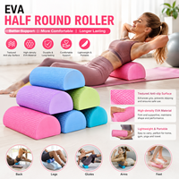 Rouleau en mousse EVA solide demi-rond de 60 cm, neuf, directement de l'usine, pour l'équilibre, le yoga et le Pilates, idéal pour la remise en forme (vente en gros)