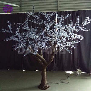 Árbol de Luz LED de PVC Luminoso para Exteriores con Diseño de Flor de Cerezo para Parques Temáticos, Jardines, Plazas y Festivales, Iluminación Ambiental en Venta - Product Image 4