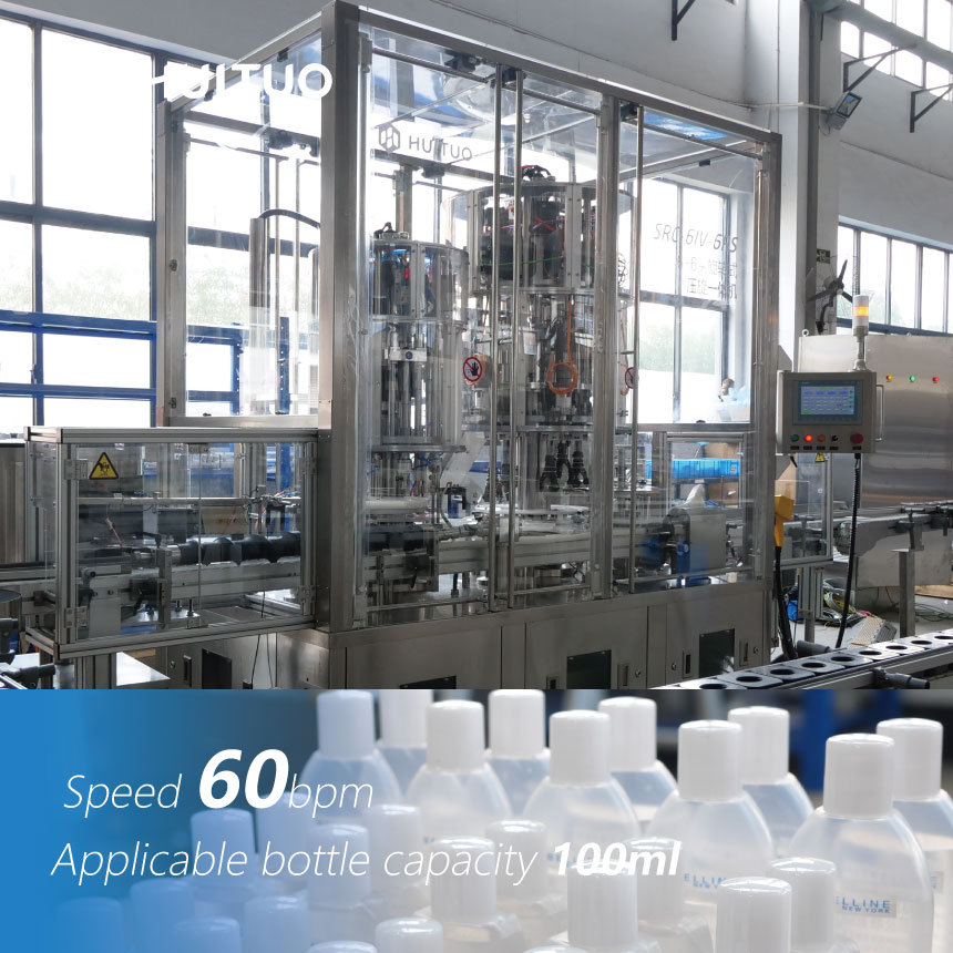 Automatic Rotary Bottle Capping Machine For Closing Twist Off Snap On Or Plastic Screw