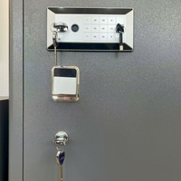 Schwerlast-Diebstahlsicherer Stahl-Tresor mit Passwort-Schlüssel Feuerfest und Verstärkt Haushaltselektronisches Digitalschloss