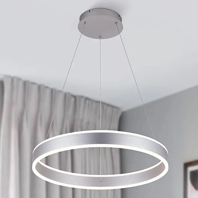 Anillos de LED emisor techo negro de cocina lámpara ajustable pasillo lámpara regulable 