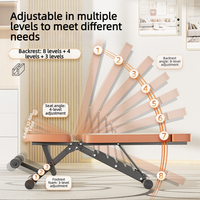 Banc de musculation réglable et pliable avec appui-tête pour la musculation à domicile, entraînement complet du corps, équipement de musculation