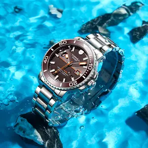 Tophill Classic Waterproof Customized Luxury Men Business Diver Diving Mechanical Watches Men Wrist Wristwatches