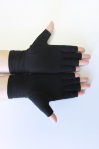 Sarung Tangan Kompresi Arthritis Tembaga Wanita Pria Meredakan Nyeri Tangan, Pembengkakan dan Terowongan Karpal Tanpa Jari untuk Mengetik Perawatan Tangan - Product Image 4
