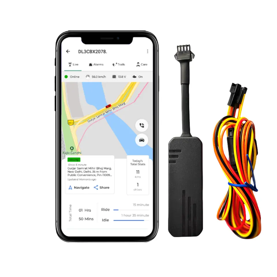 มินิ GPS รถยนต์ยานพาหนะติดตามรถจักรยานยนต์ GSM GPRS GPS ติดตาม JX01 J14 พร้อมซอฟต์แวร์ 2G GPS แบบมีสาย