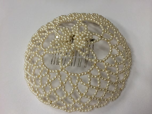 <span class=keywords><strong>Kippa</strong></span> personnalisée pour femmes, fabriquée à la main, avec des perles, fil de cristal, pour femmes, Bat Mitzvah, couvre-chef pour la synagogue, yarmulke en perles - Product Image 2