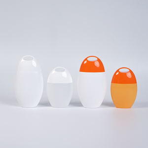 Bán buôn tùy chỉnh 50ml 60ml <span class=keywords><strong>70ml</strong></span> 100ml hình bầu dục hình dạng trứng nhựa Kem chống nắng tay mỹ phẩm mặt Kem chống nắng <span class=keywords><strong>Lotion</strong></span> chai - Product Image 4