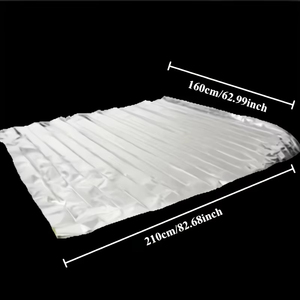 Outdoor emergency silver survival <b>blanket</b> with lightweight aluminum foil insulation suitable for camping hiking, and evacuation - Product Image 3