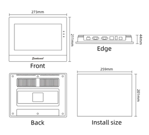SK-102QT 10.2 inch 1024*600 dung lượng cao 128Mb Flash + 128MB DDR3 Hỗ trợ lưu trữ đĩa U bên ngoài mới - Product Image 3