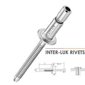 Competitive Price Stainless-steel Rivet Clinching Unigrip Interbolt Blind Rivets