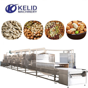 <span class=keywords><strong>Machine</strong></span> de séchage et de torréfaction automatique à commande PLC pour les noix de sésame, les cacahuètes, les amandes, la farine en poudre, les tranches, pour les usines de fabrication - Product Image 3