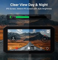 Aoocci BX Wireless BSD Radar Smart CarPlay 5Hz GPS Kamera Dasbor Motor IP67 Tahan Air 1080P Sistem Kamera Motor