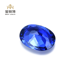 Lỏng đá quý sampphire ưa thích hình dạng phòng thí nghiệm phát triển đá quý sapphire xanh Aquamarine Stones - Product Image 4