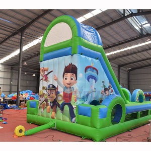 Tobogán Inflable Comercial <span class=keywords><strong>de</strong></span> PVC, Combinado con Casa <span class=keywords><strong>de</strong></span> Brinco, Tobogán Inflable con Diseño <span class=keywords><strong>de</strong></span> Patas <span class=keywords><strong>de</strong></span> Perro, Circuito <span class=keywords><strong>de</strong></span> Obstáculos para Alquiler - Product Image 6