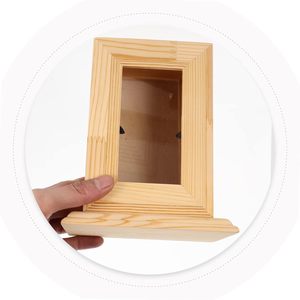 Solid Wood Pet <b>Urn</b> Rectangle 17x14x21 Cm Airtight Framed Memorial For <b>Cats</b> And Dogs - Product Image 5