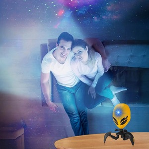 Projecteur LED Galaxies Étoilées Alien, Projecteur Nébuleuse Spatiale à Chargement USB, Banque d'alimentation, Veilleuse Ciel Étoilé pour Décoration Maison et Chambre - Product Image 4