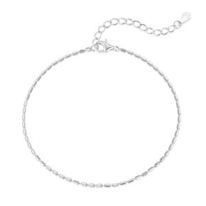 Dylam Simplicity Design 925 Sterling Silver Rhodium 18K Gold Plated Simple <b>Bracelet</b> for Women Daily Wear Dress up Accessories - Product Image 1