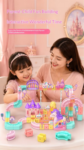 Jouet de piste de course Licorne Dreamland, piste à engrenages anti-gravité à 3 rails, kit de construction magnétique électrique, jouets éducatifs pour enfants - Product Image 6