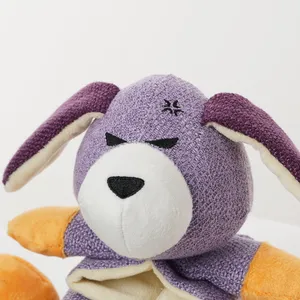 Factory Price High-Quality Eco-Friendly Safety Squeaky Cute Stuffed Plush Dog Chew Toy Pet Puppy Toys Rabbit