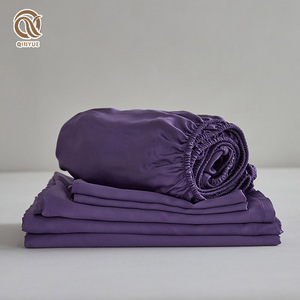 Bán Buôn Biểu Tượng Tùy Chỉnh Bộ Đồ Giường Sang Trọng Đặt Được Trang Bị Tấm Ga Trải Giường Tấm Ga Trải Giường Đặt Tấm Ga Trải Giường Lyocell - Product Image 6