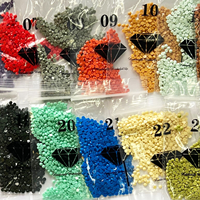 Custom Small Size 6 Stuks Mini Diamant Painting Kit Bloem Canvas Mozaïek Kunst Gedrukt Ontwerp Voor Kinderen