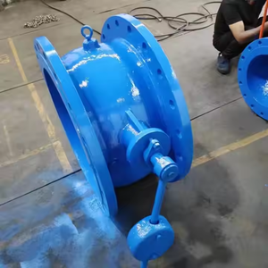 Válvula de Retención de Disco Inclinable HH47H de Hierro Dúctil DN500 DN700 con Brida para Bomba de Aguas Residuales - Product Image 3