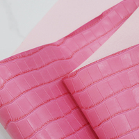 Cuir PVC imperméable de 1,4 mm, motif crocodile mat, pour sacs à main, sièges de voiture, meubles, chaussures et ceintures