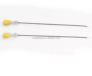 Disposable 16-22G RF Cannula Radio Frequency Needle Bending Curved Tip Straight Tip Integra Pain Management RF Cannula