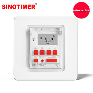 Temporizador Digital Programable SINOTIMER TM915TK de 7 Días con Módulo de Tiempo Astronómico, Carga de 30A, Modo Automático de <span class=keywords><strong>Amanecer</strong></span>/Amarcado, 85-265VAC - Product Image 1