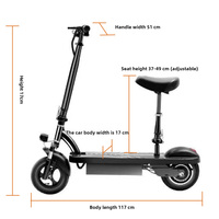 Compra al por Mayor AFTFA Scooter Eléctrico Plegable de 10 Pulgadas con Dos Ruedas, Portátil, Ligero, para Viajes, Utilitario, para Adultos