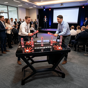 Machine d'entraînement électrique interactive de réaction pour événements extérieurs, <span class=keywords><strong>jeu</strong></span> de coordination œil-main de capture de bâtons tombants - Product Image 4