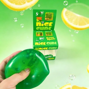 Juguete Sensorial Antiestrés en Forma de Cubo, Diseño Exclusivo, Regalo Ideal para Aliviar la Ansiedad, Cubo Verde Suave, de Ascenso Lento - Product Image 3