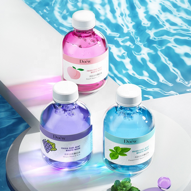 500 мл, хит продаж, натуральный запах неприятного дыхания, удаляет жидкость для полоскания рта, портативное отбеливание зубов, персиковая Виноградная мята, стирка во рту