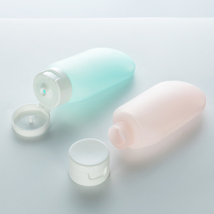 ขวดซิลิโคนเปล่าขนาด60มล. แบบบีบพกพากันรั่วโลโก้ออกแบบได้ตามต้องการ - Product Image 4