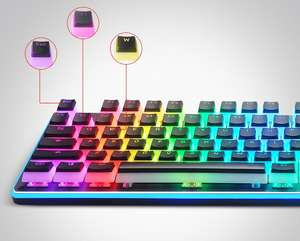 Teclas Pudding de 129 Teclas para GMK87 GMK81 GMK67 <span class=keywords><strong>K617</strong></span> M87 OEM PBT, Retroiluminadas para Teclado Mecánico con Perfil Mx, Kit de Teclas - Product Image 5